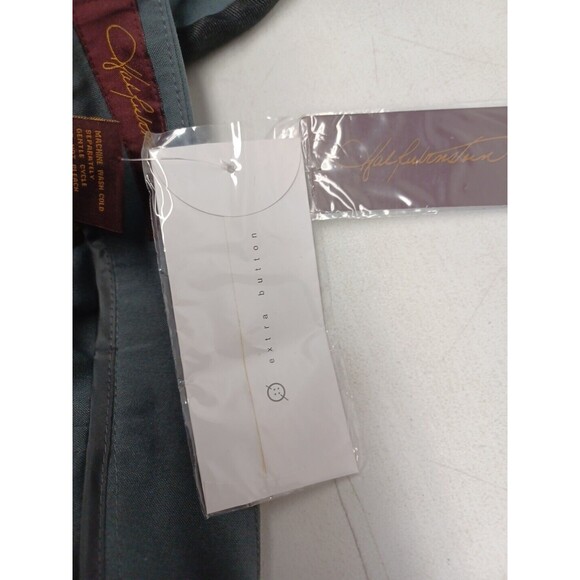 Hal Rubenstein Womens 14 Stretch Slacks Pants Straight Blue Stripe - Picture 8 of 8